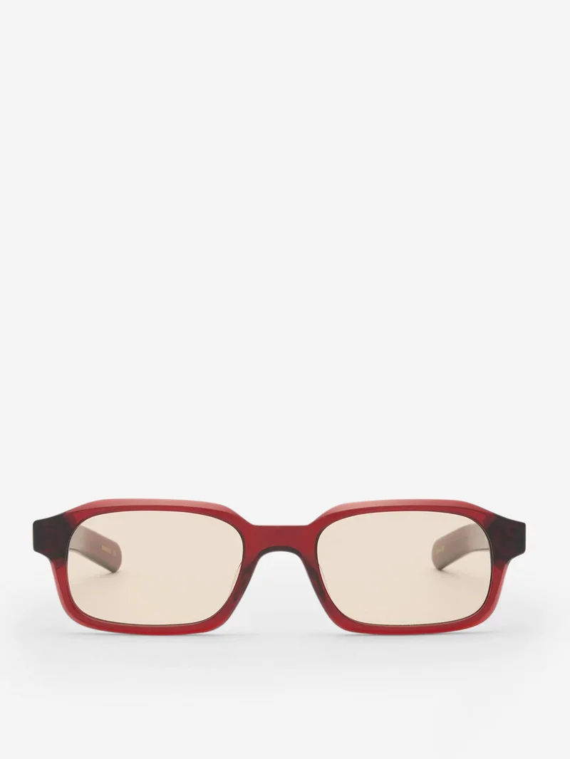 Image of FLATLIST Eyewear Hanky - Crystal Burgundy / Peach Lens