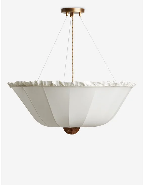 Helmi Pendant Light by Sarah Sherman Samuel - White / 32"Dia