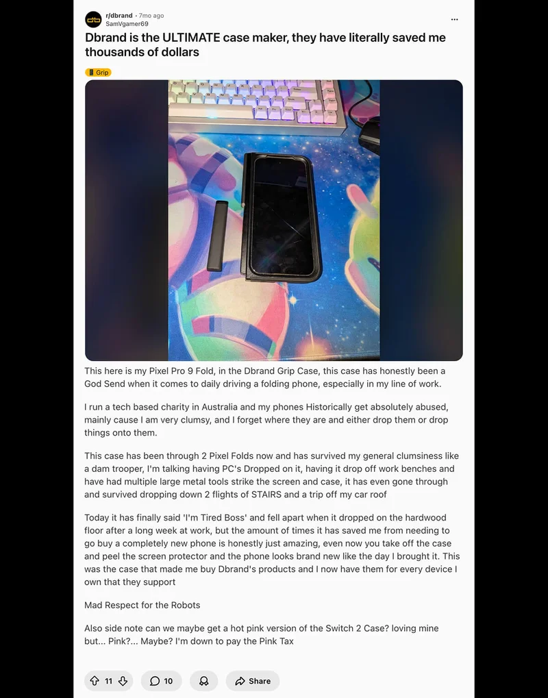 u/SamVgamer69 on Reddit: "it has even gone through and survived dropping down 2 flights of STAIRS and a trip off my car roof"
