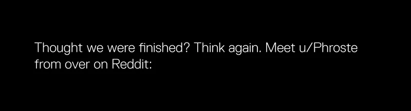 Don't worry, there's more.