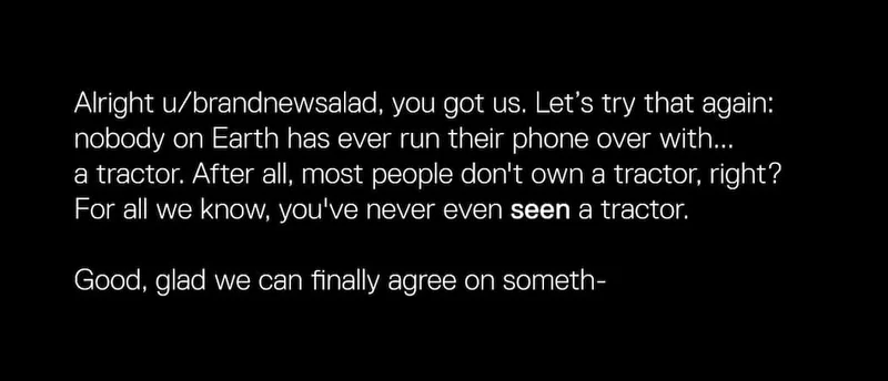 Don't worry, it gets worse...