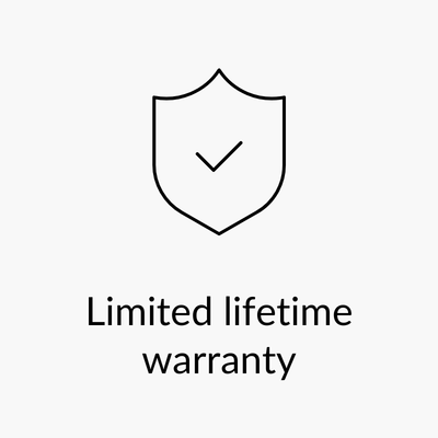 Limited lifetime warranty
