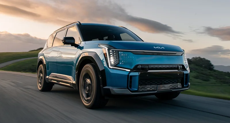 The all-new, all-electric Kia EV9.