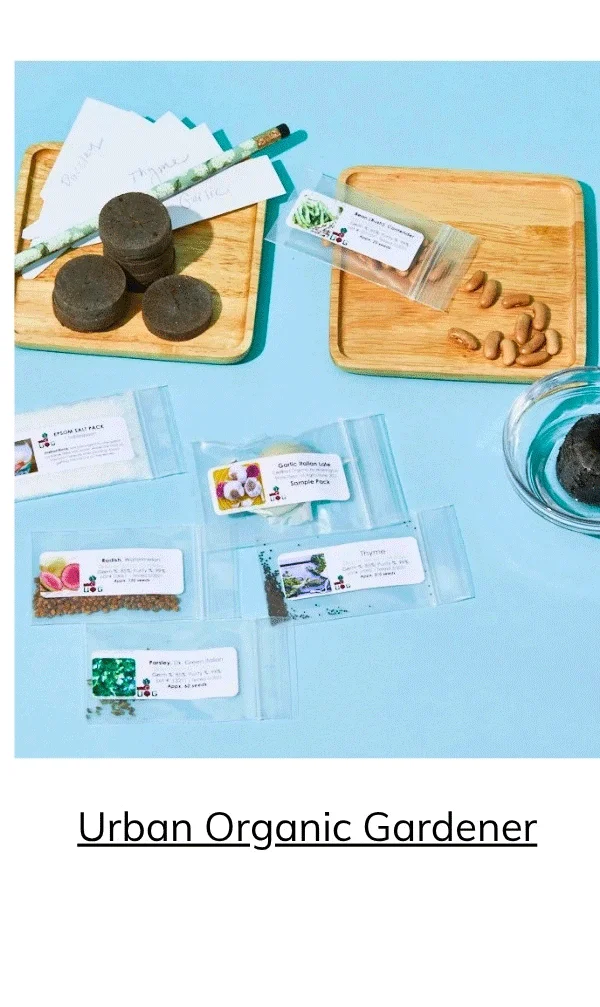 Urban Organic Gardener's Monthly Seed Club
