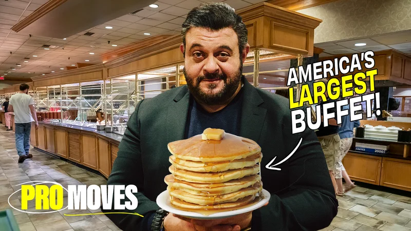 Adam Richman spends 24 hours at America’s largest buffet
