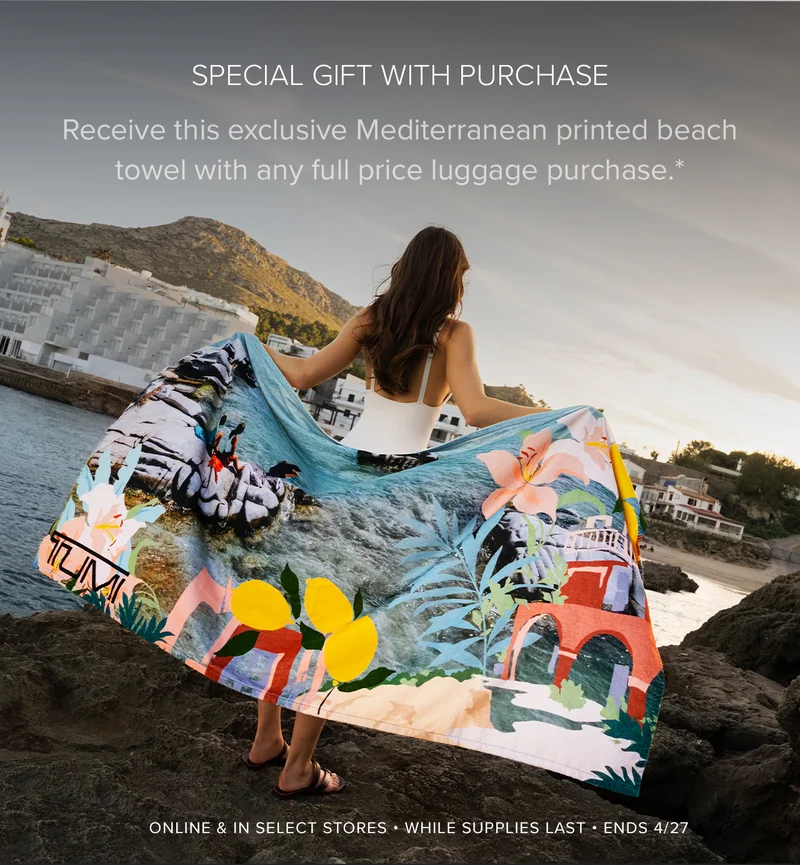 SPECIAL GIFT WITH PURCHASE - With any full price luggage purchase