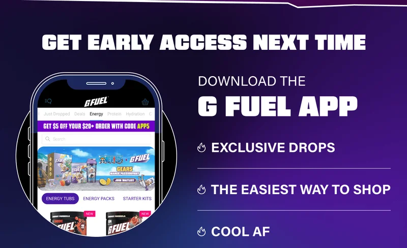 Download the G FUEL App