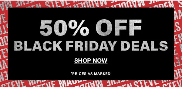 50% Off Black Friday Deals