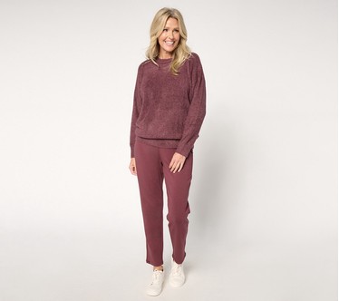 Barefoot Dreams Reg. CozyChic Lite Pullover & Straight Leg Pant