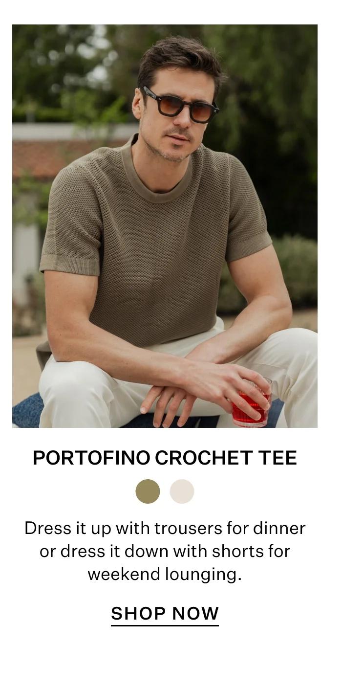 Portofino Crochet Tee
