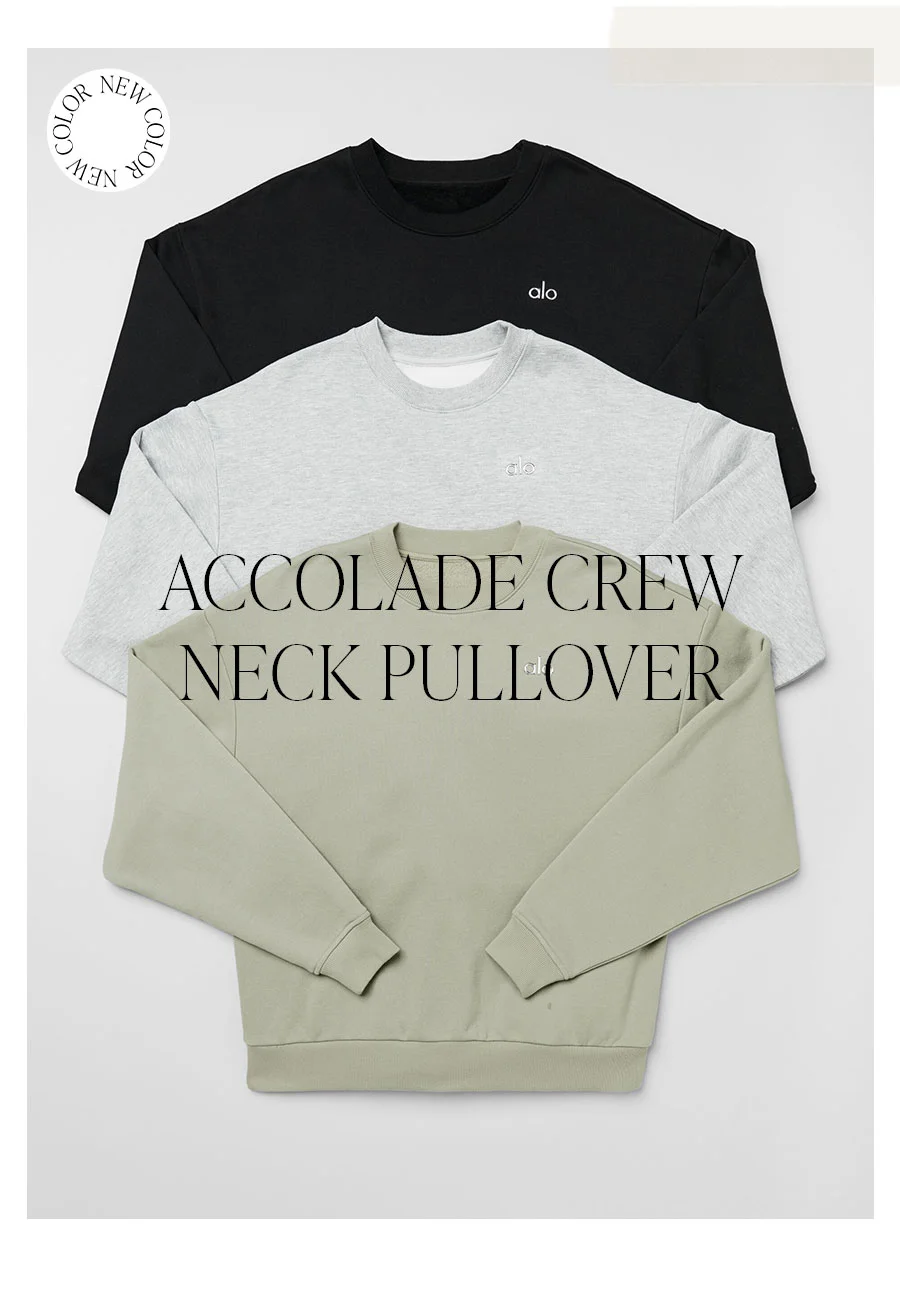 ACCOLADE CREW NECK PULLOVER
