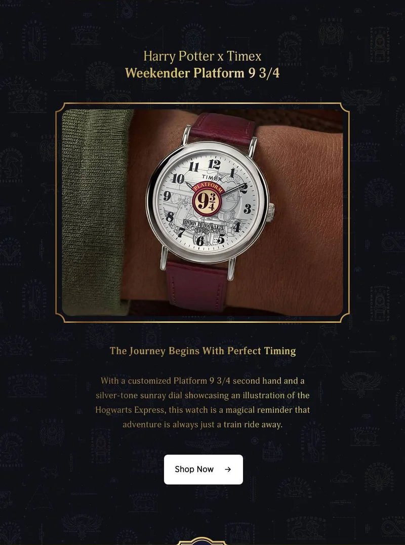 Shop Now (Weekender Platform 9 3/4) - Timex