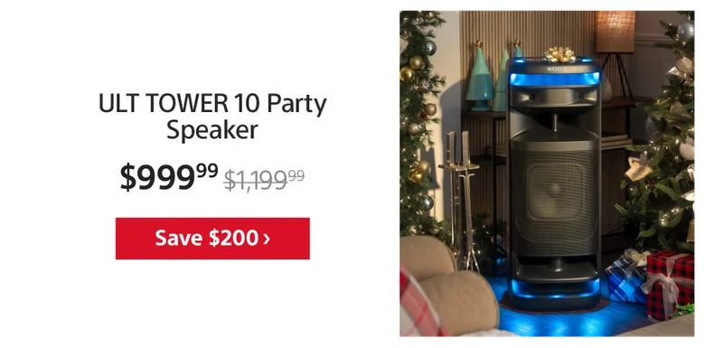 Save $200: ULT TOWER 10 Party Speaker