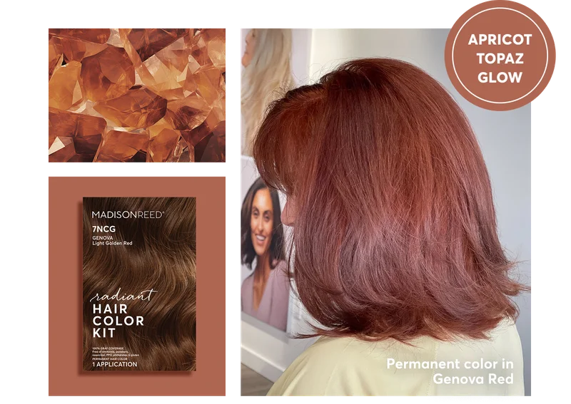 Hair color kit | apricot topaz glow