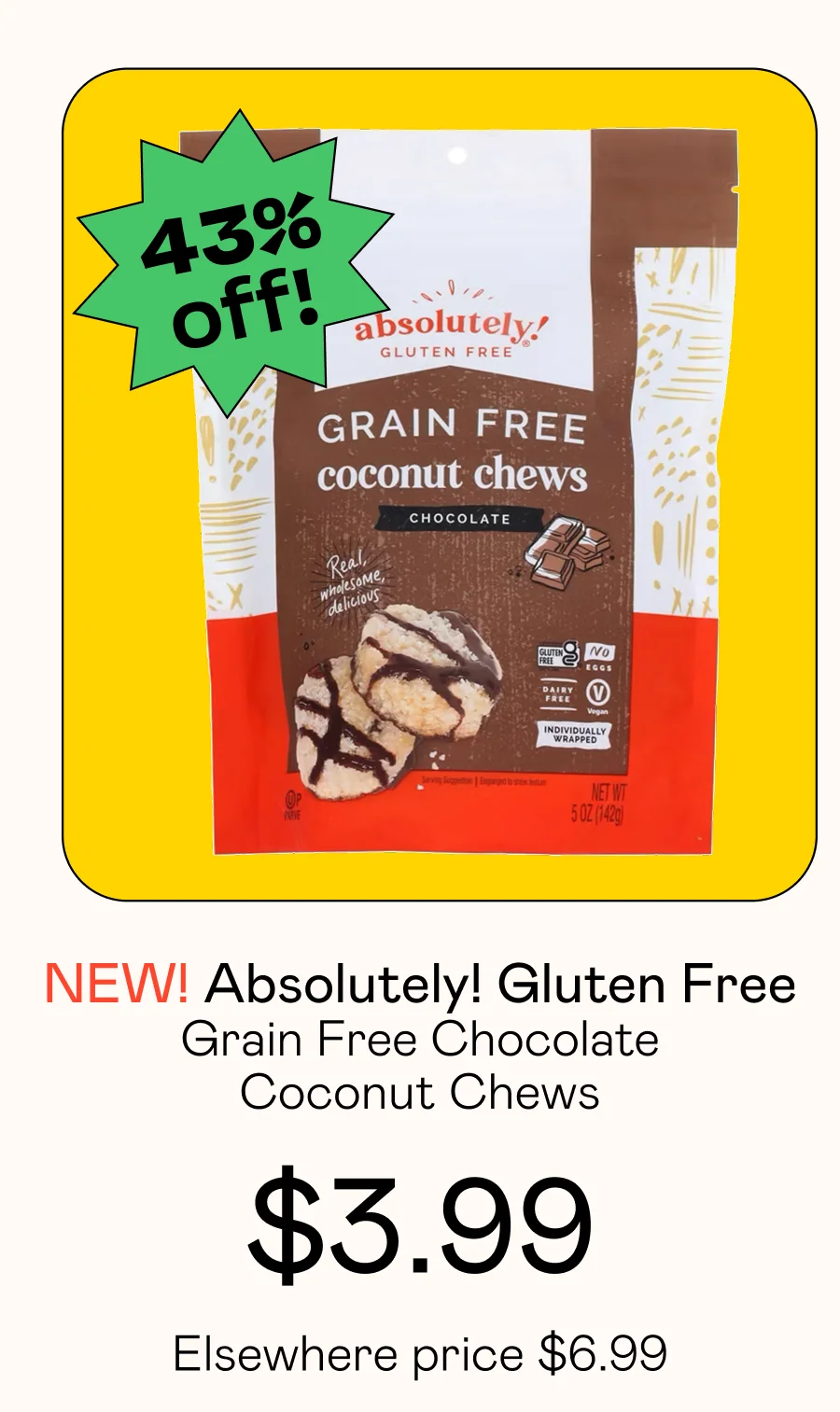 Grain Free Chocolate Coconut Chews