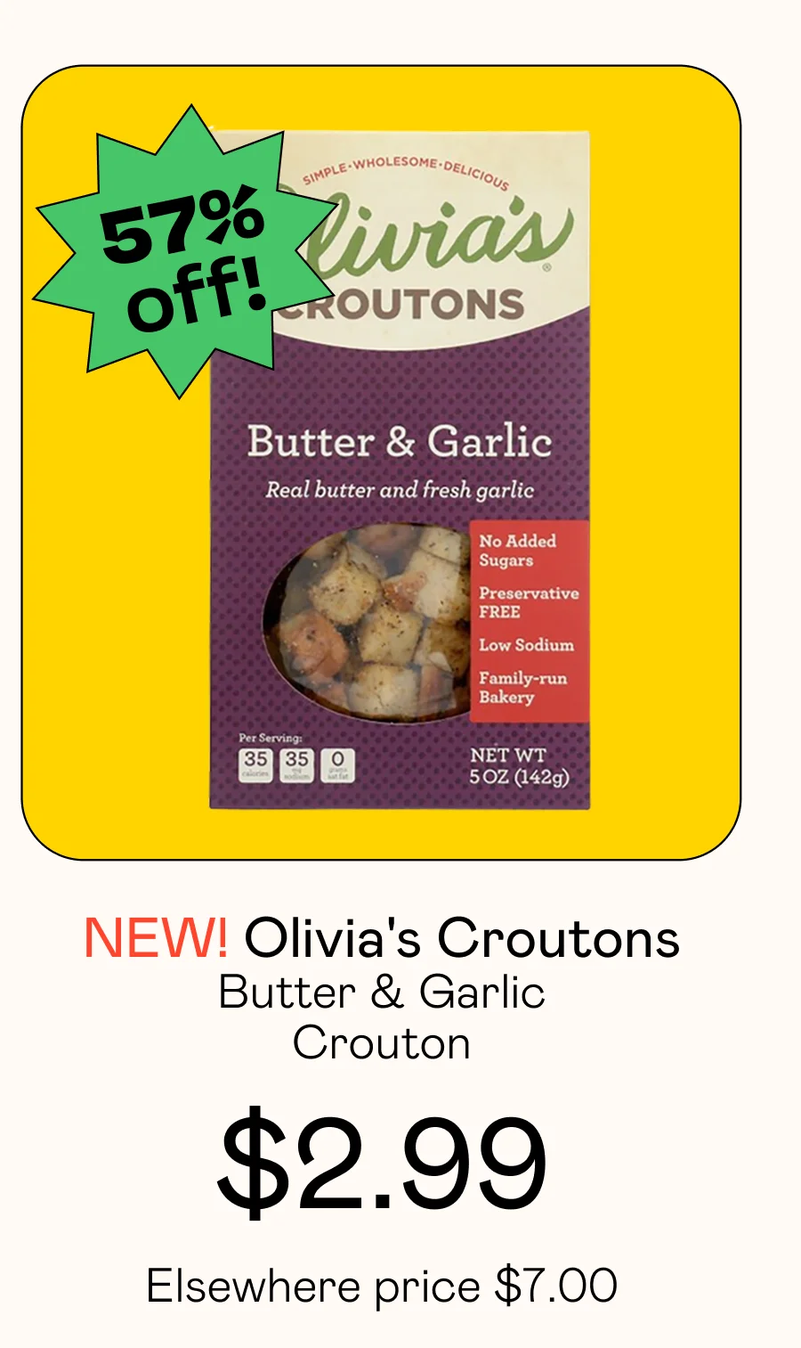 Butter & Garlic Crouton