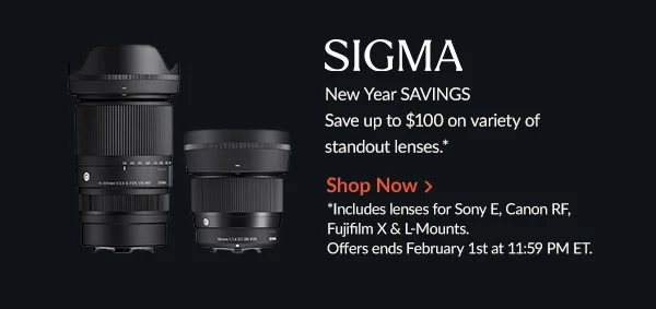 Sigma  New Year SAVINGS | Shop Now
