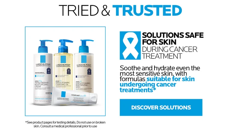 Discover our skincare solutions for skin affected by cancer