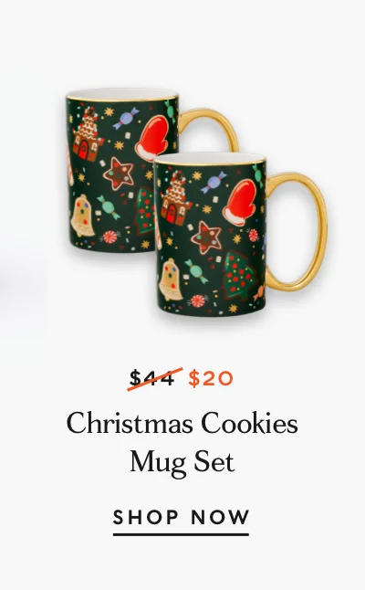 Christmas Cookies Mug Set
