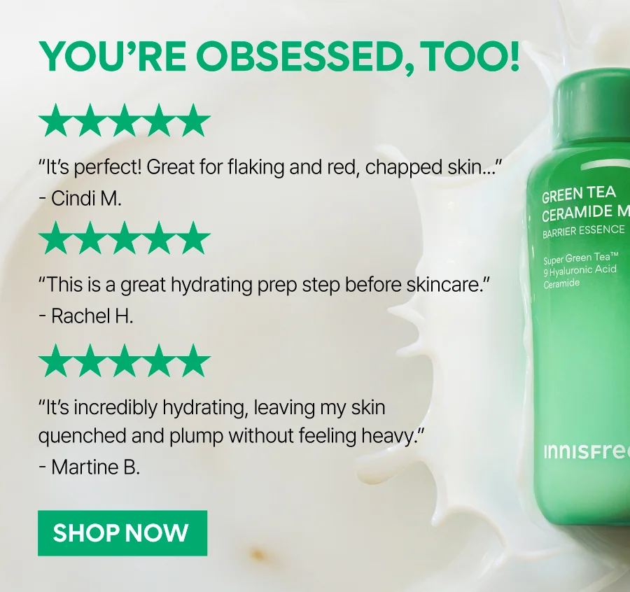 NEW GREEN TEA CERAMIDE MILK TONER