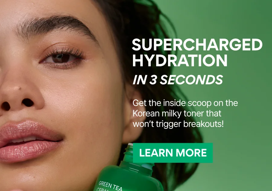 NEW GREEN TEA CERAMIDE MILK TONER
