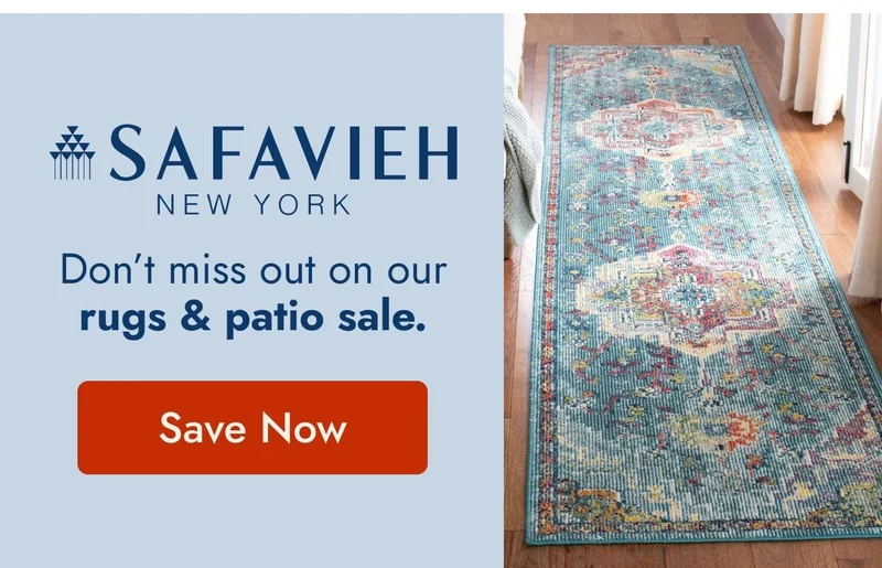 Safavieh: Don’t Miss out on our Rugs + Patio Sale!