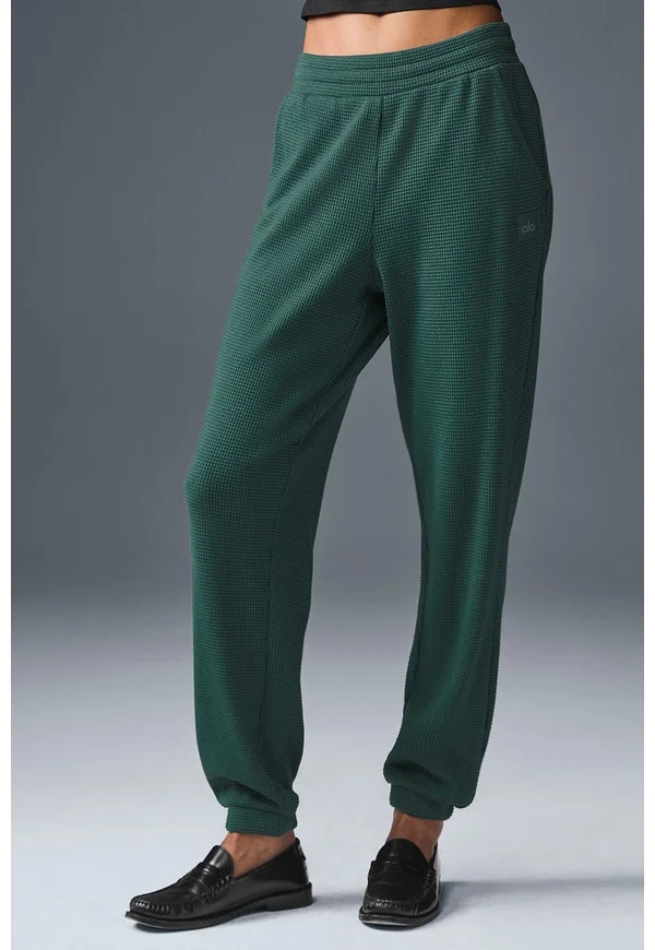 Waffle Weekend Escape Jogger - Winter Ivy - Winter Ivy / XXS