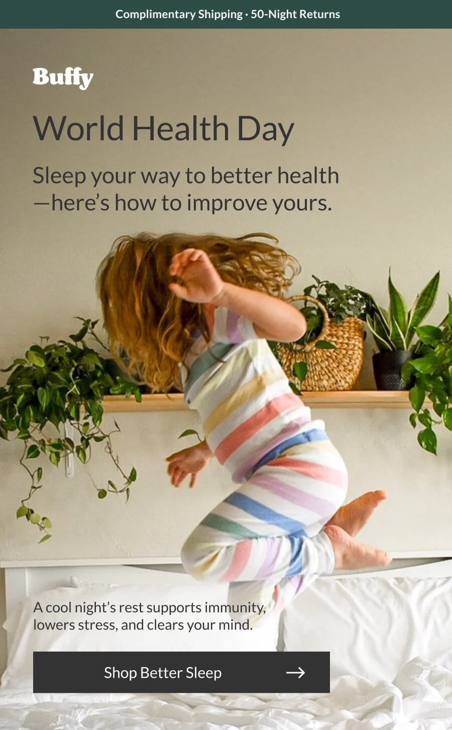 World Health Day - Shop Better Sleep