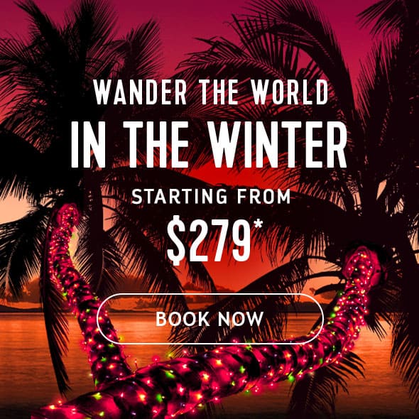 WANDER THE WORLD IN THE WINTER