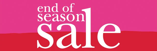 end of season sale