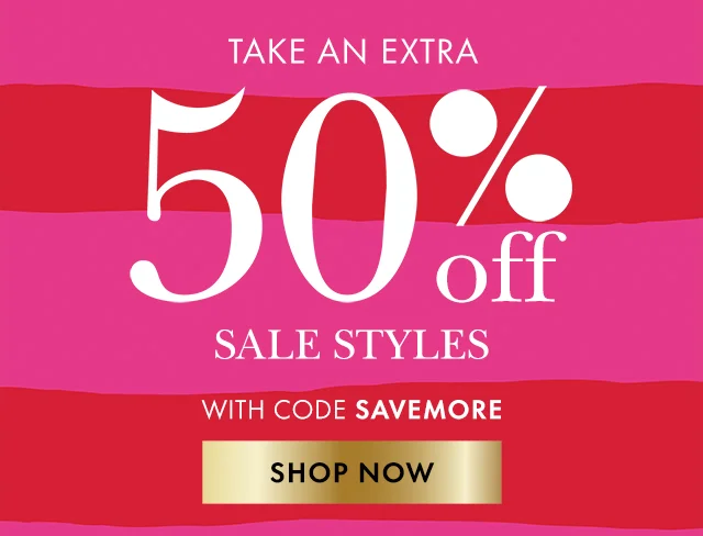 Take An Extra 50% Off Sale Styles With Code discount code