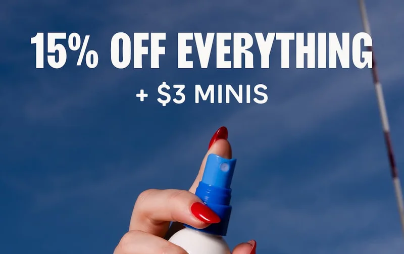 15% off everything