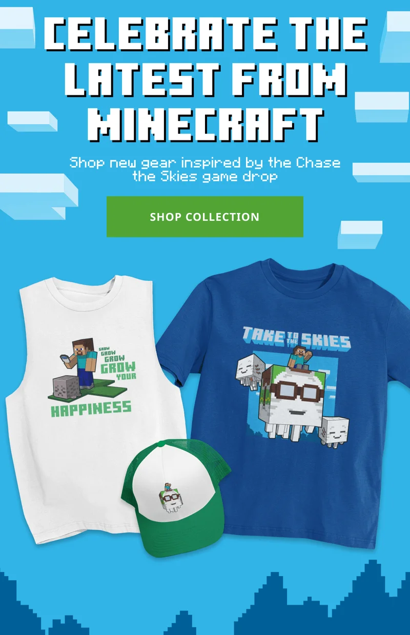 Shop new gear inspired by the Chase the Skies game drop