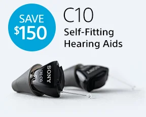 SAVE $150 | C10 Self-Fitting Hearing Aids