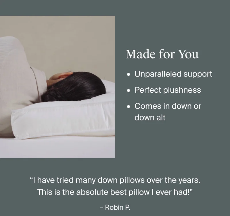 Shop the Side Sleeper Pillow