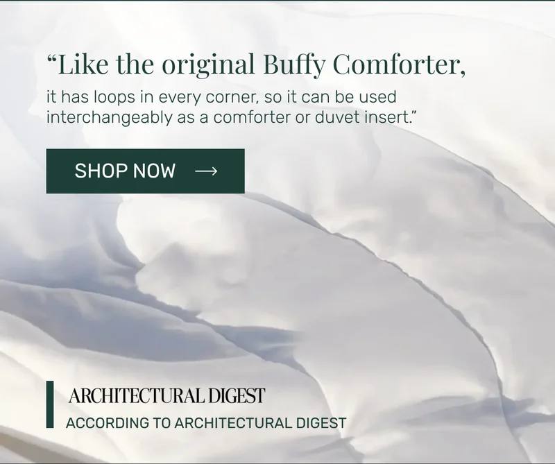 “Like the original Buffy Comforter, it has loops in every corner, so it can be used interchangeably as a comforter or duvet insert.”