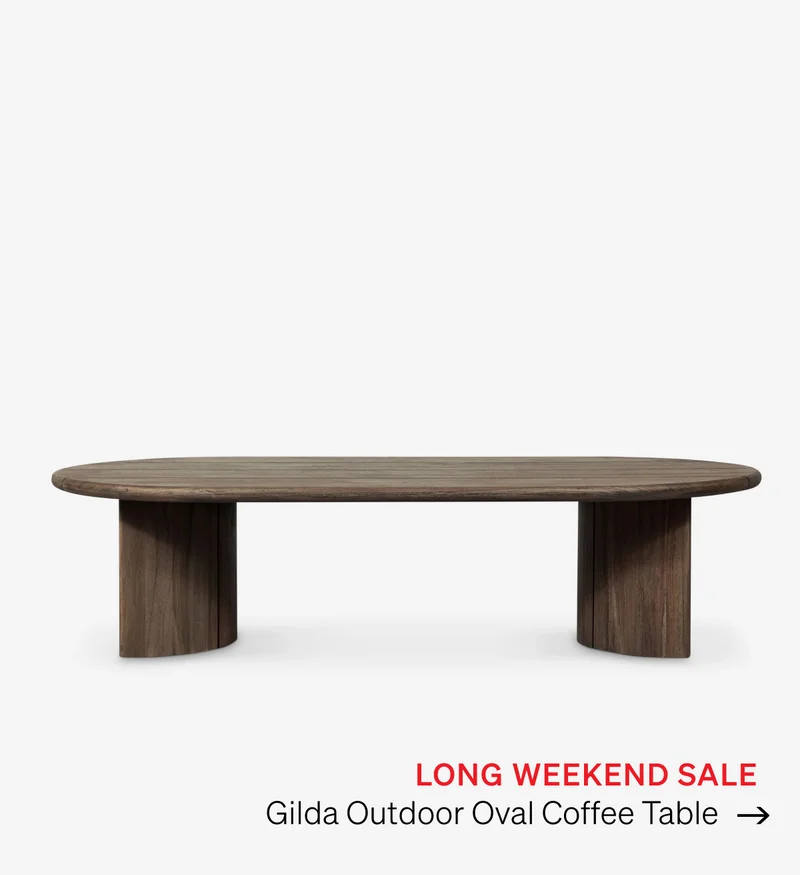 Shop Gilda Outdoor Oval Coffee Table