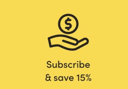 Subscribe and save 15% Subscribe and save 15%