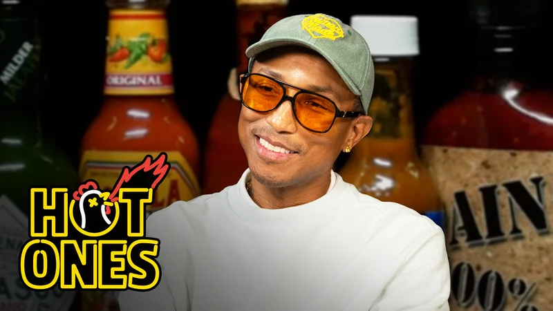 Pharrell Williams on Hot Ones.