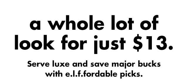 Serve luxe and save major bucks