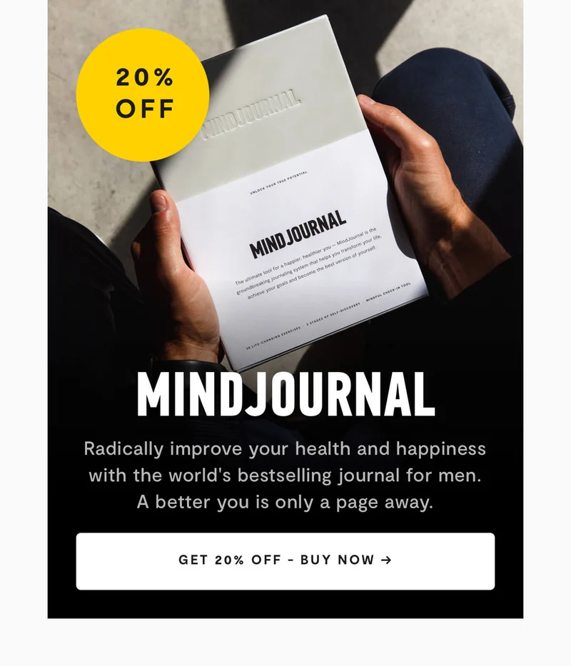 20% Off MindJournal
