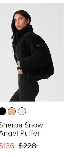 SHERPA SNOW ANGEL PUFFER