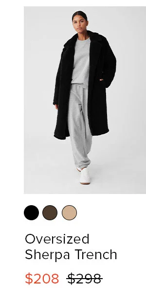OVERSIZED SHERPA TRENCH