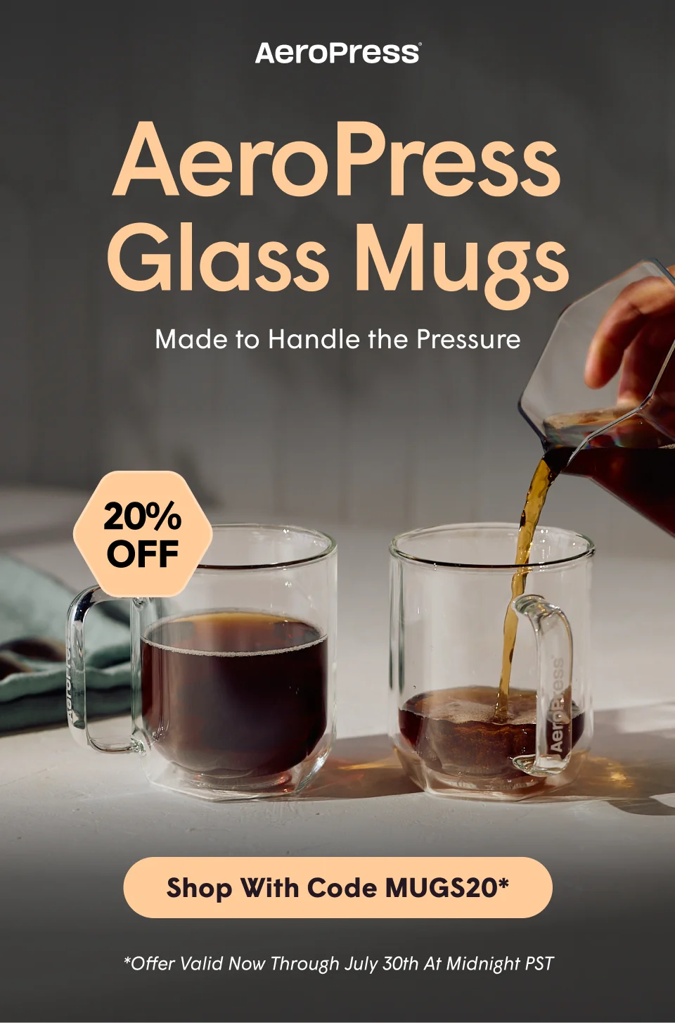 AeroPress Glass Mugs