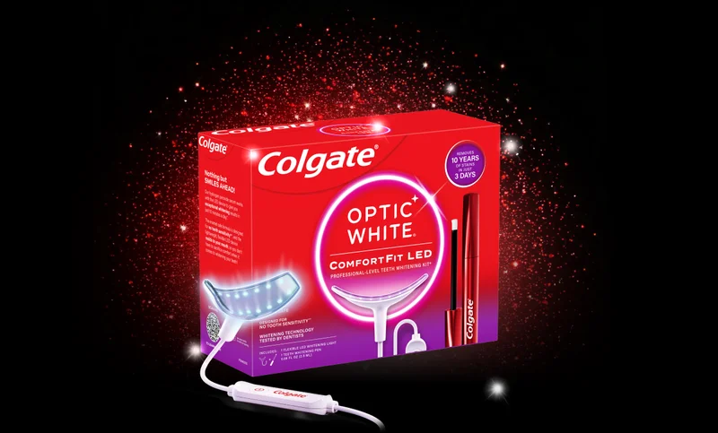 Colgate Optic White ComfortFit LED Teeth Whitening Kit