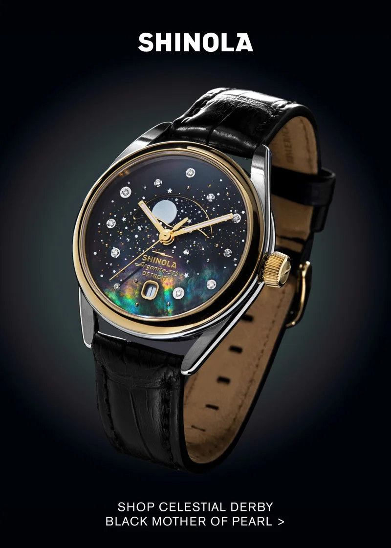 SHOP CELESTIAL DERBY BLACK MOTHER OF PEARL >