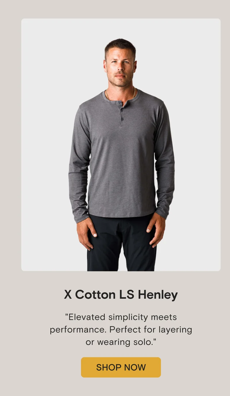 X Cotton Henley