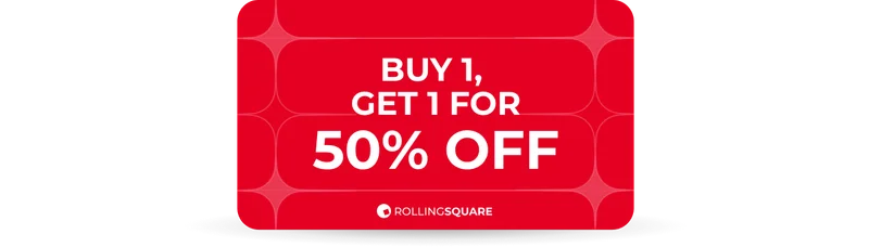 Buy 1, Get 1 for 50% OFF