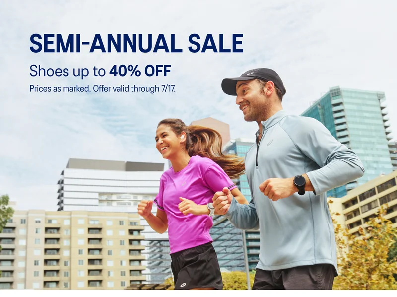 Semi-Annual Sale Shoes up to 40% off Prices as marked. Offer valid through 7/17