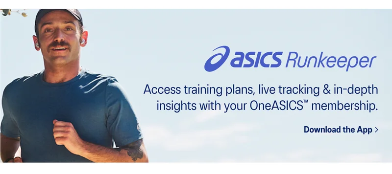 ASICS Runkeeper Access training plans, live tracking & in-depth insights with your OneASICS membership